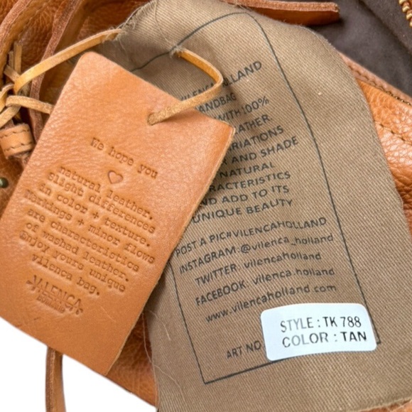 Vilenca Holland Leather Studded Crossbody Bag - Picture 3 of 6